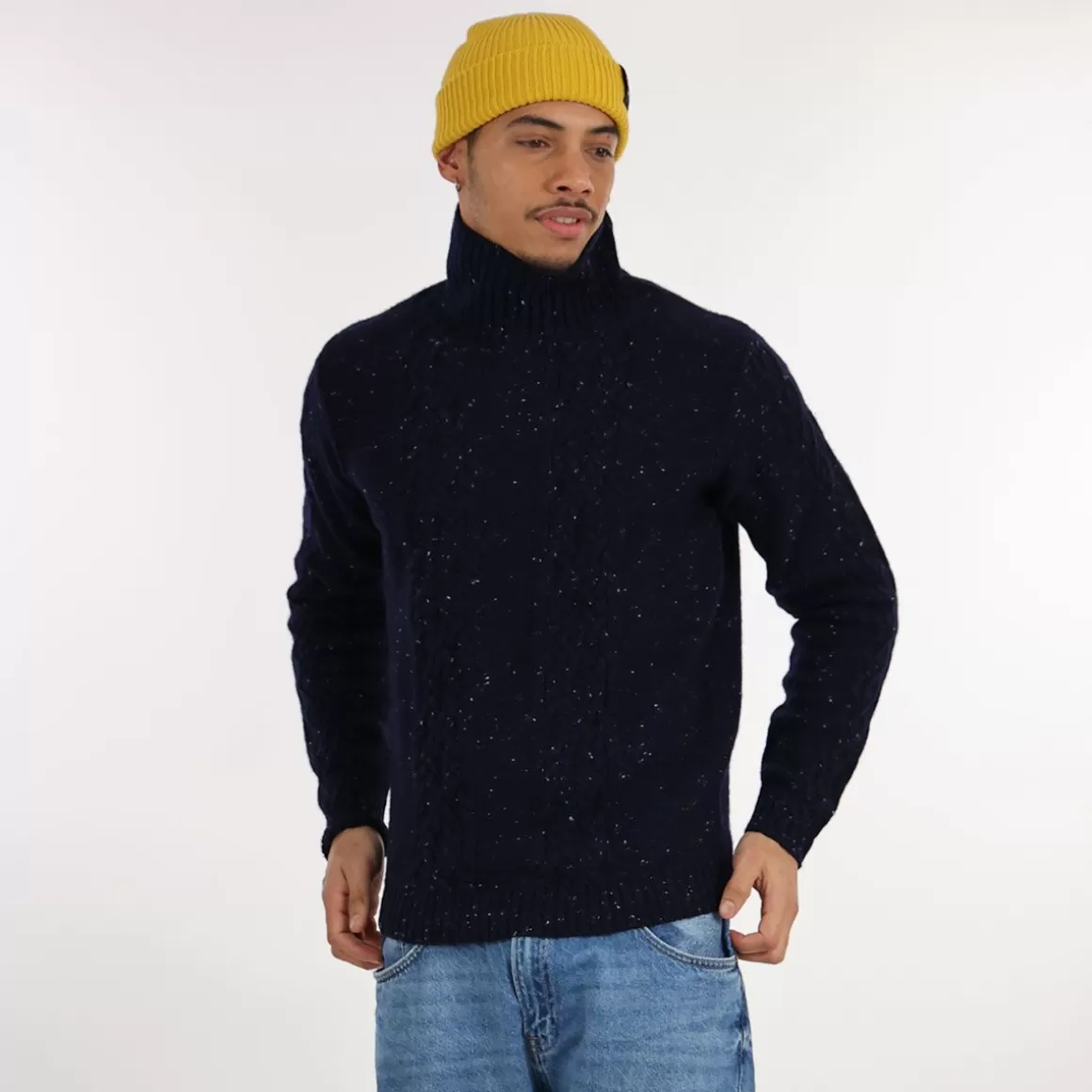 OXBOW Sweater POLGER - Deep Marine Cheap