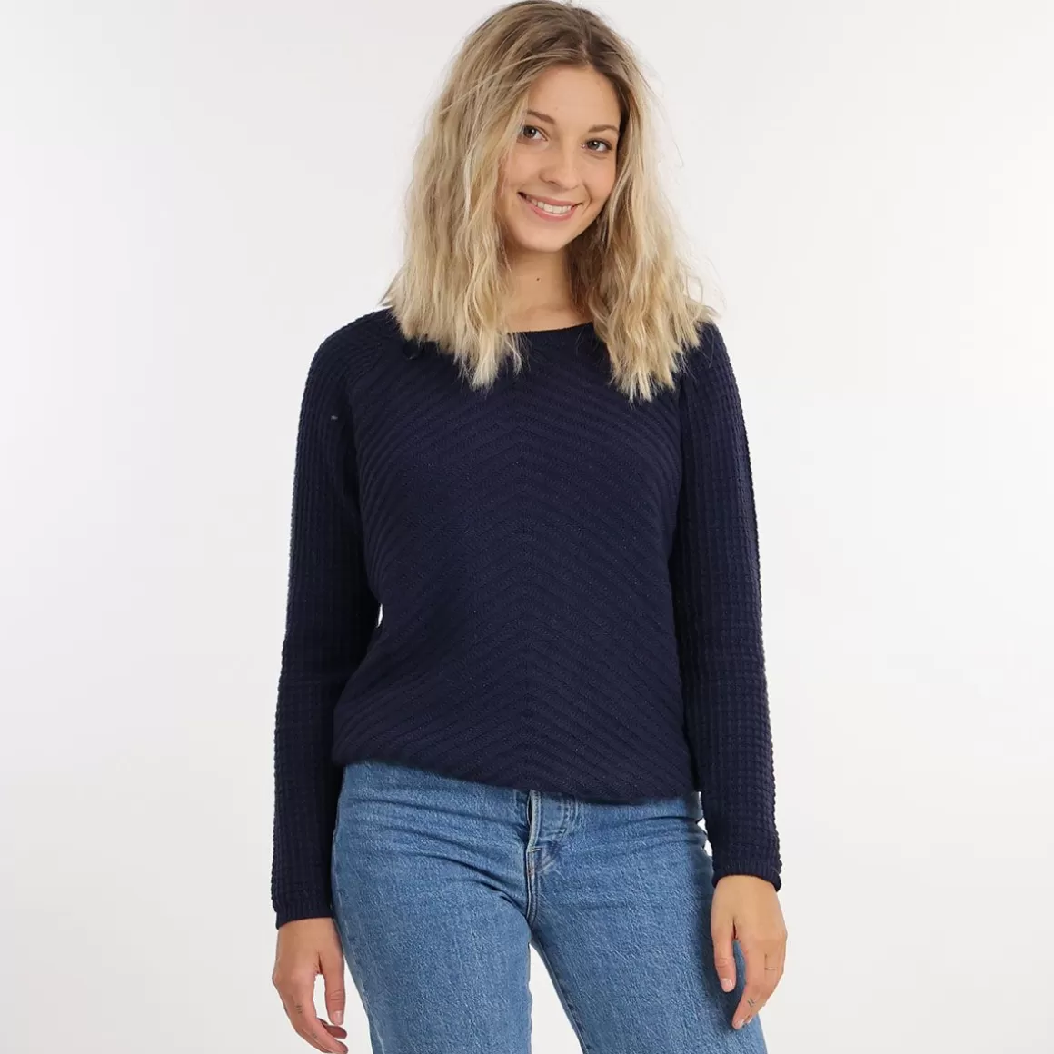 OXBOW Sweater PORTELLEN - Navy Cheap