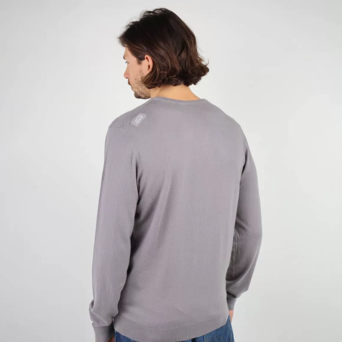 OXBOW Sweater PREVIO - Gris Cendre Ash Grey Best
