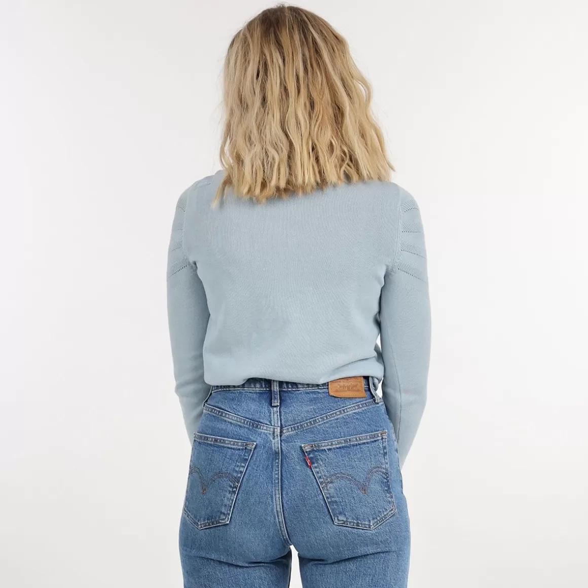 OXBOW Sweater PULAM - Light Blue Outlet