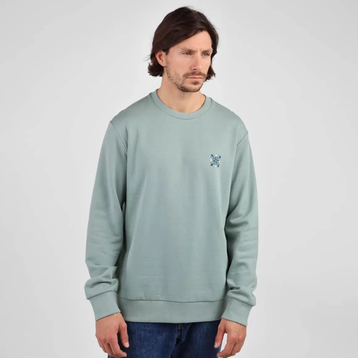 OXBOW Sweatshirt SALAZAR - Iguane Discount