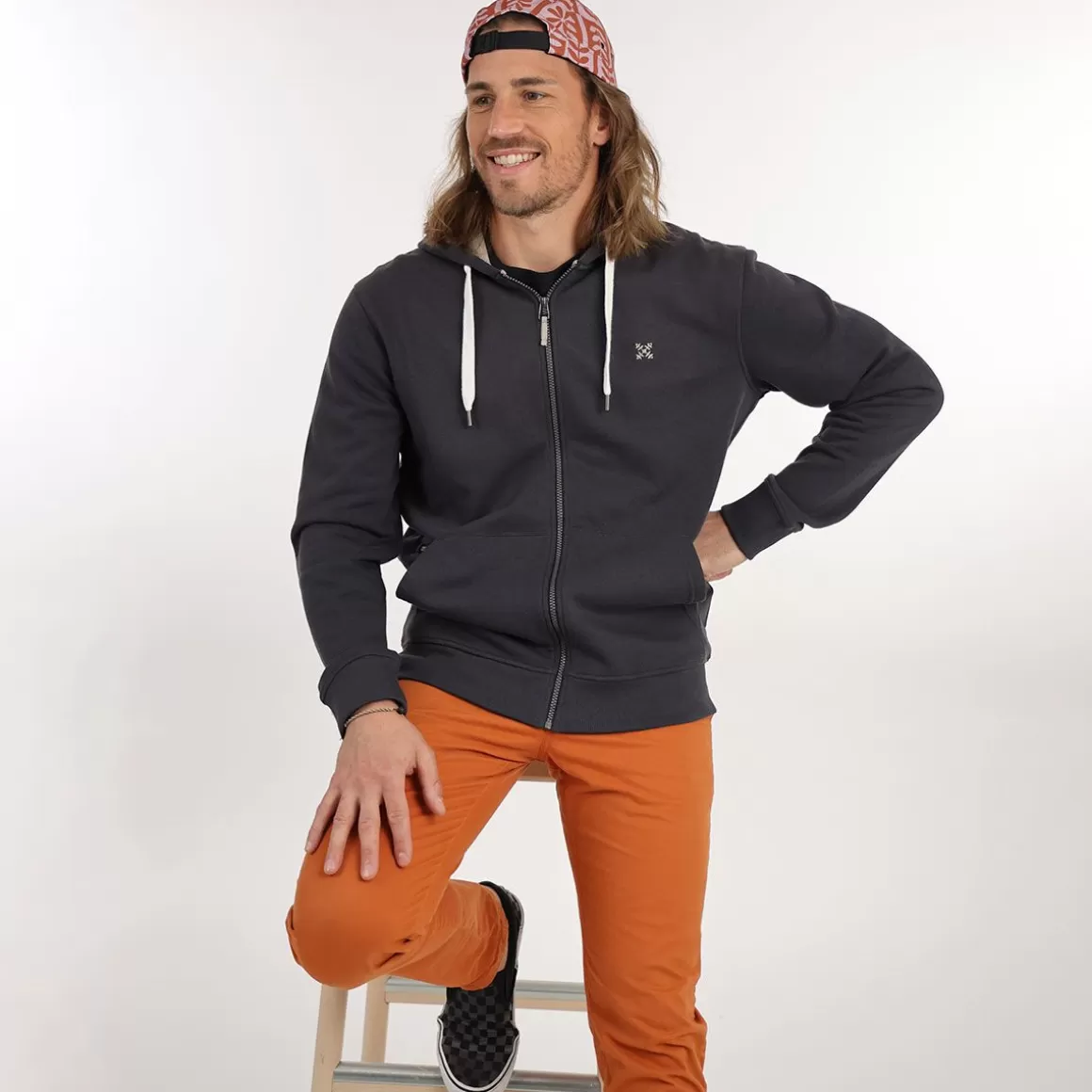 OXBOW Sweatshirt SALET - Graphite Fashion