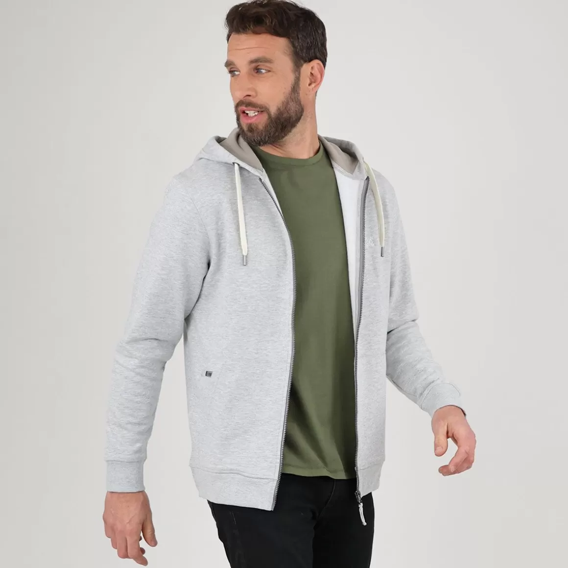 OXBOW Sweatshirt SALET - Heather Grey Hot