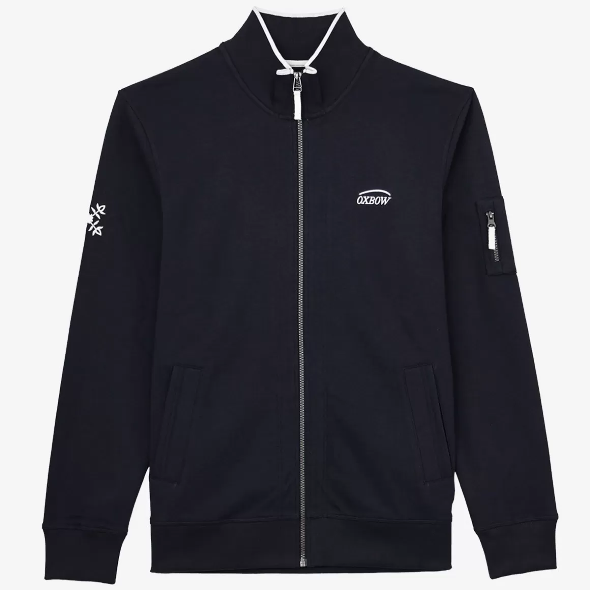 OXBOW Sweatshirt SALTCOATS - Deep Marine Chiné Heather Deep Marine Outlet