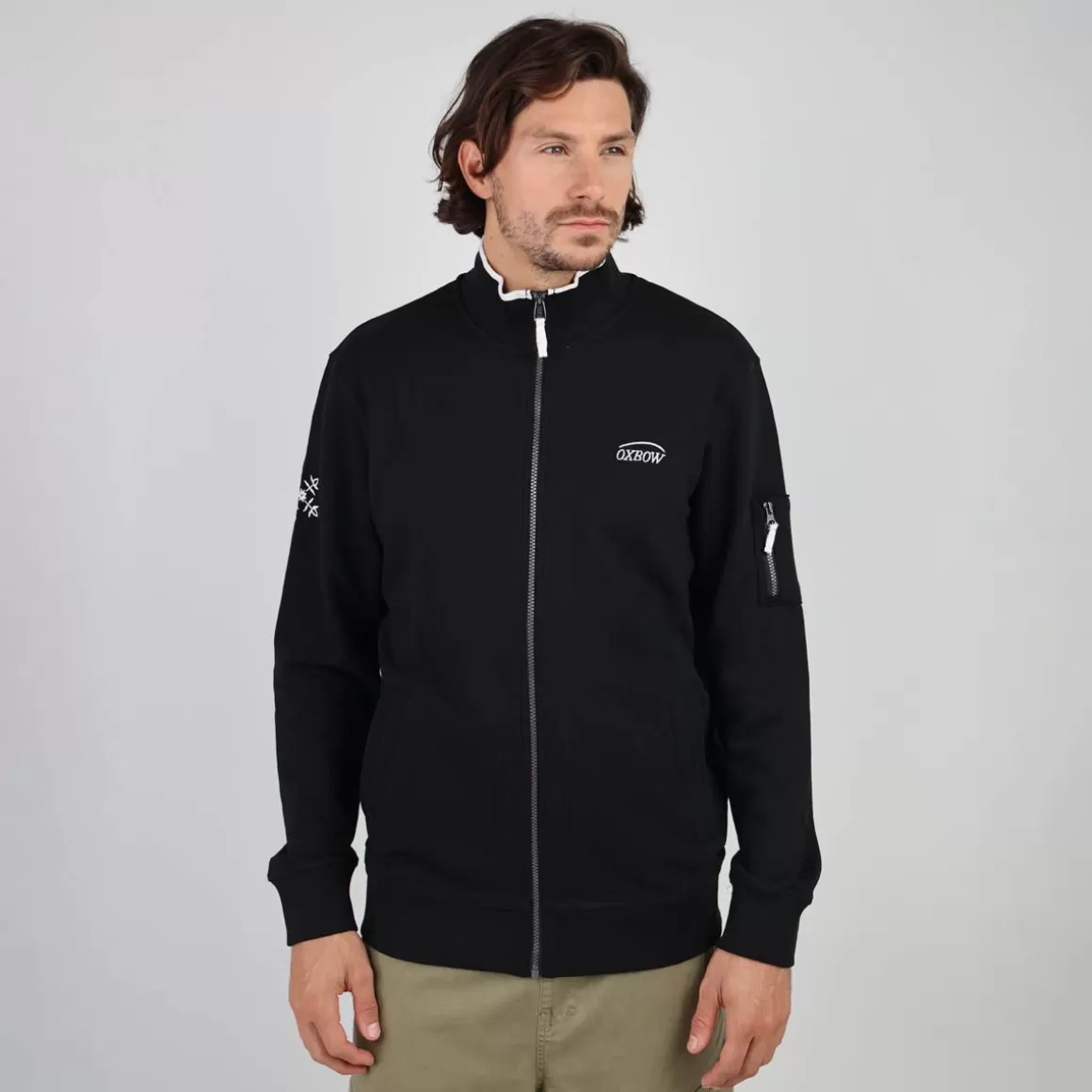 OXBOW Sweatshirt SALTCOATS - Noir Black Hot