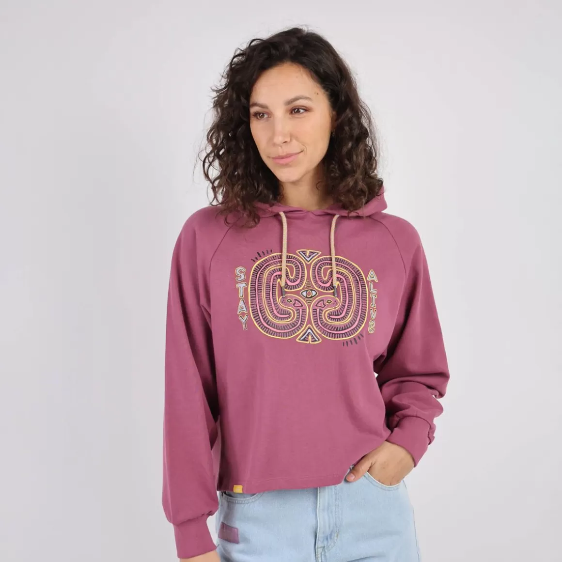 OXBOW Sweatshirt SARGAS - Açaï Au00e7au00ef New
