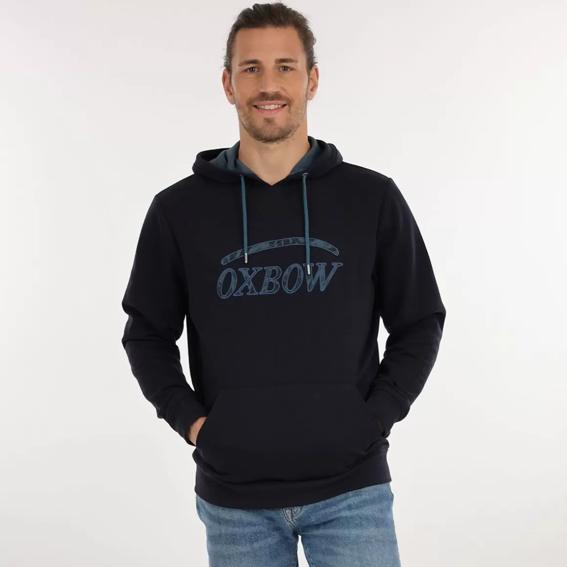 OXBOW Sweatshirt SAVIORA - Deep Marine Hot