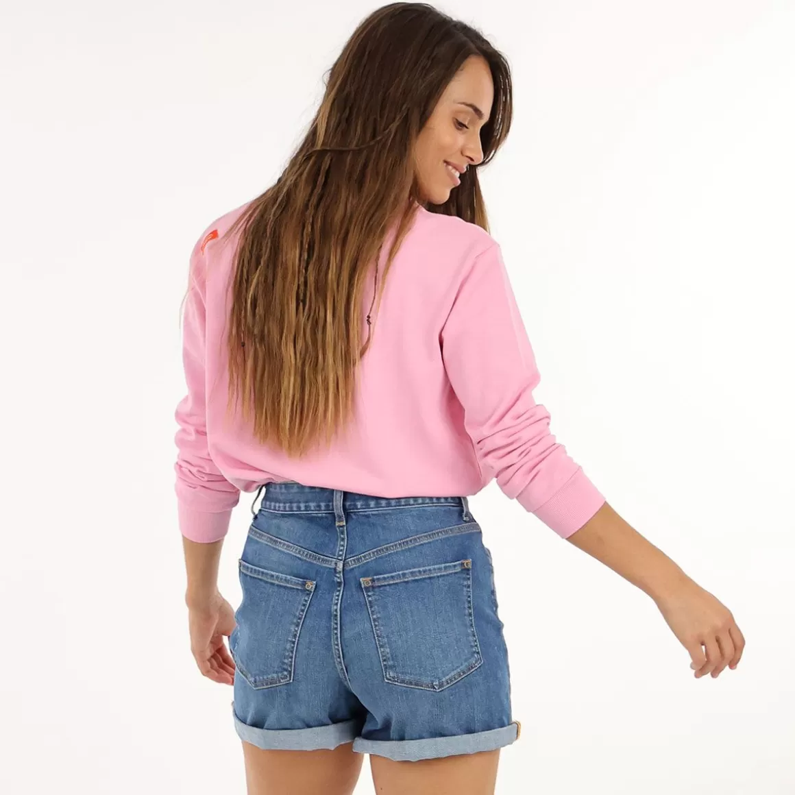 OXBOW Sweatshirt SERENA - Goyave Discount