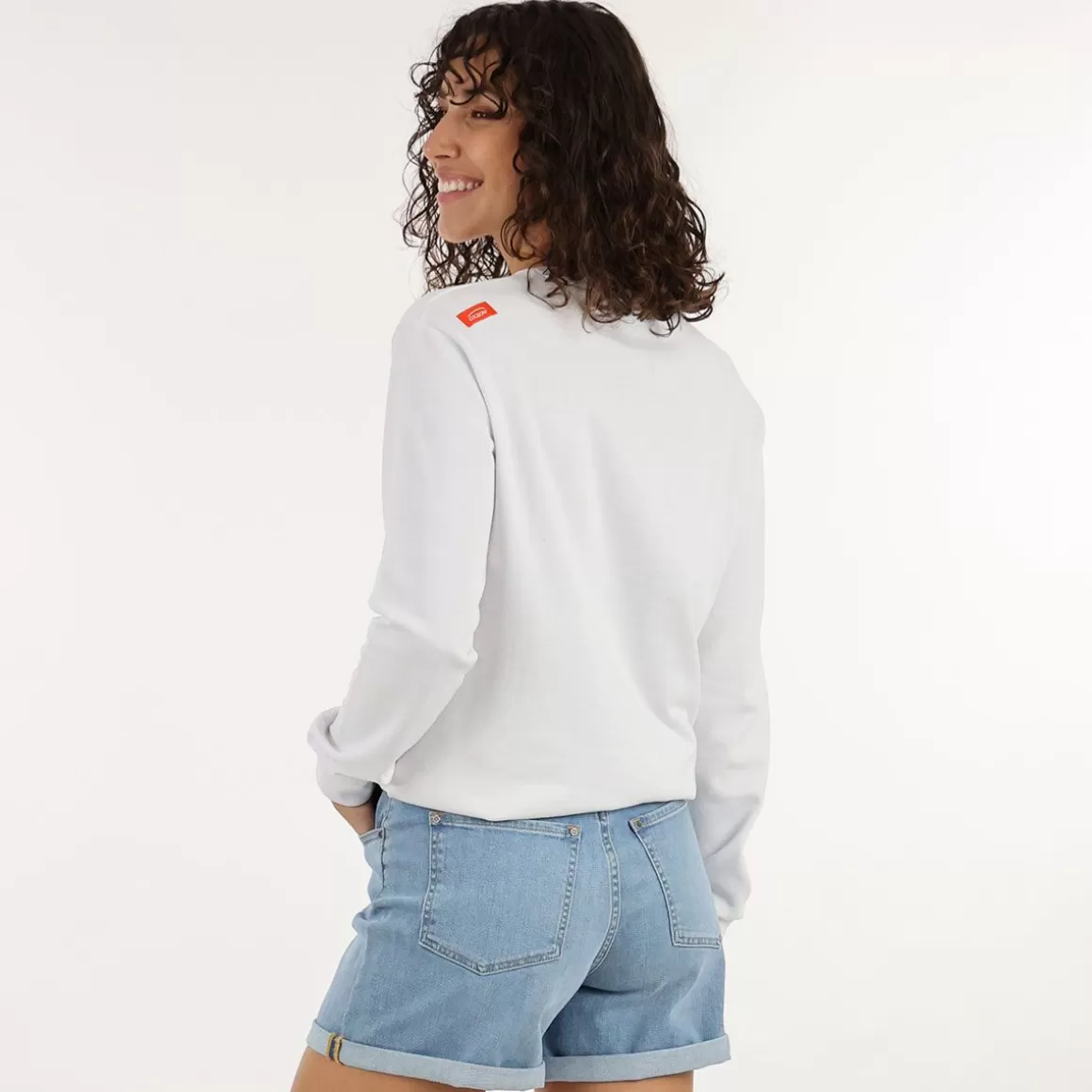 OXBOW Sweatshirt SERENA - White Clearance
