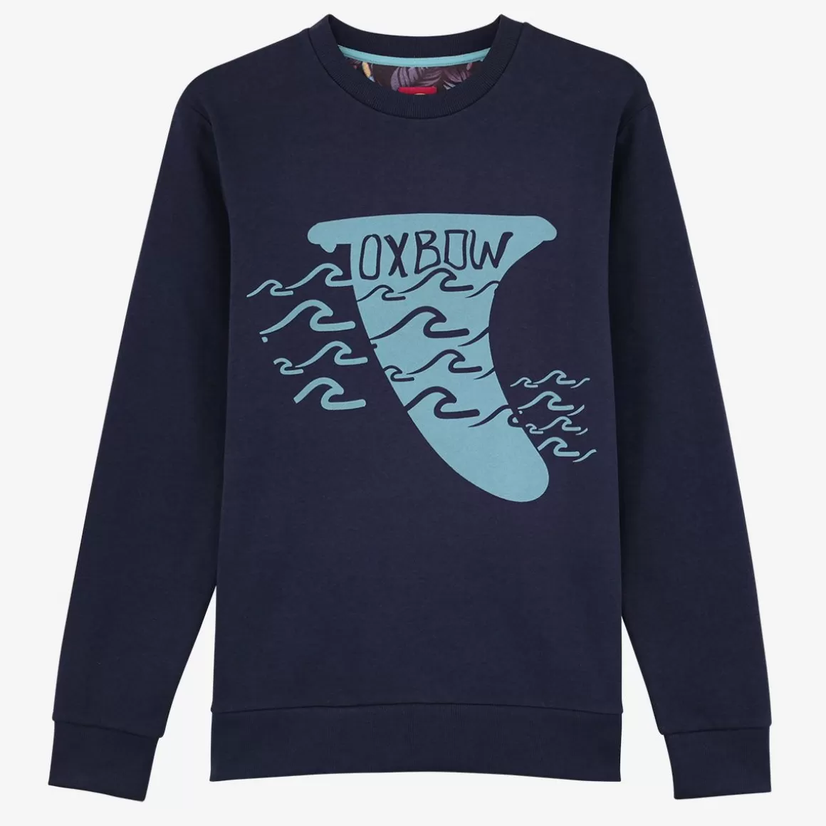 OXBOW Sweatshirt SOLAIO - Deep Marine Fashion