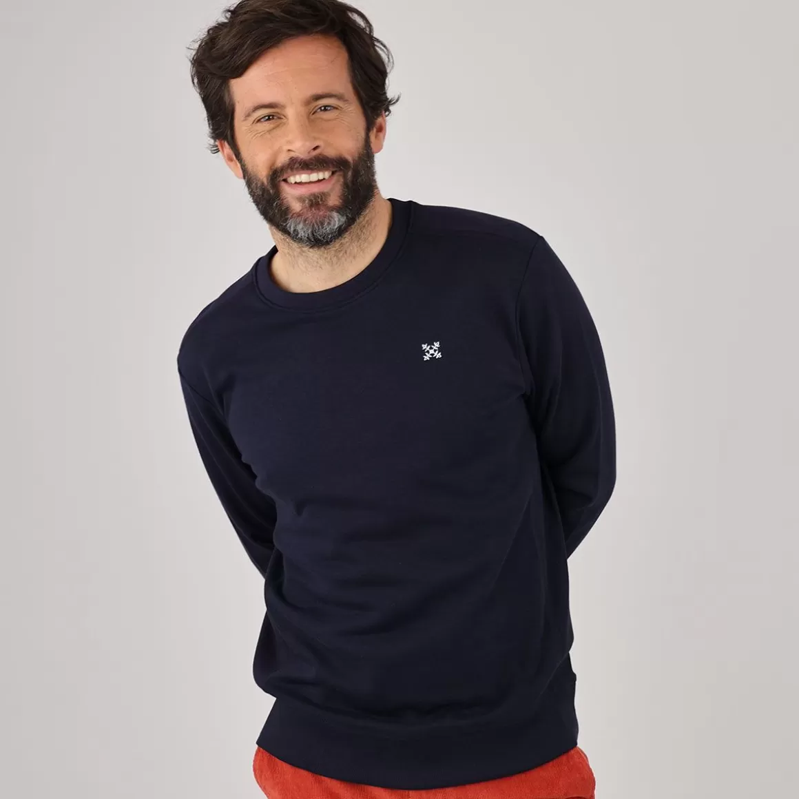 OXBOW Sweatshirt SOUET - Deep Marine Online