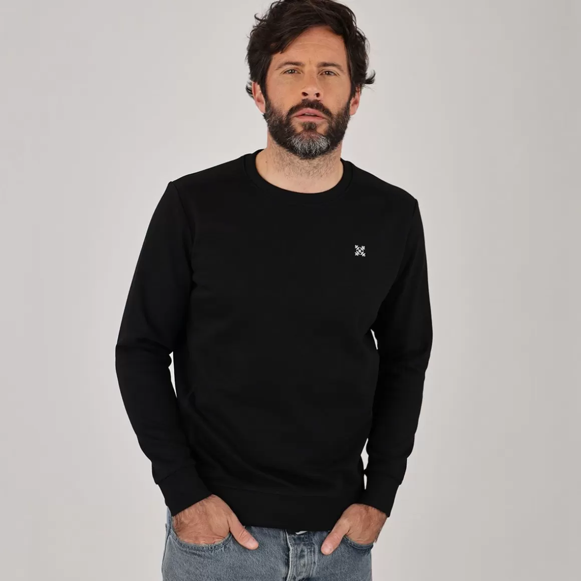 OXBOW Sweatshirt SOUET - Noir Black Discount