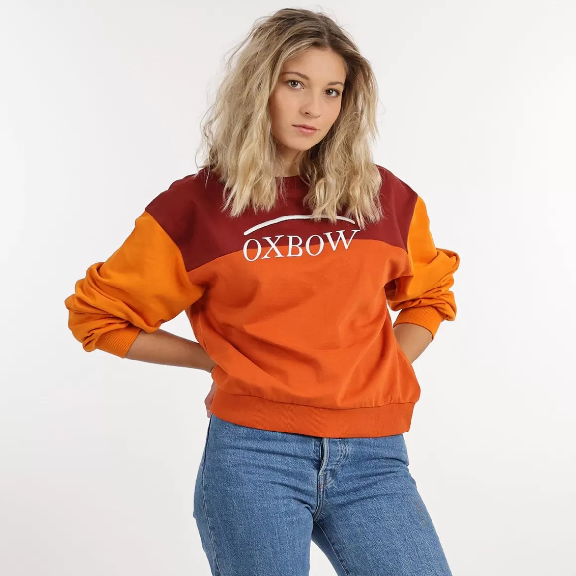 OXBOW Sweatshirt STANIS - e Multicolor Clearance