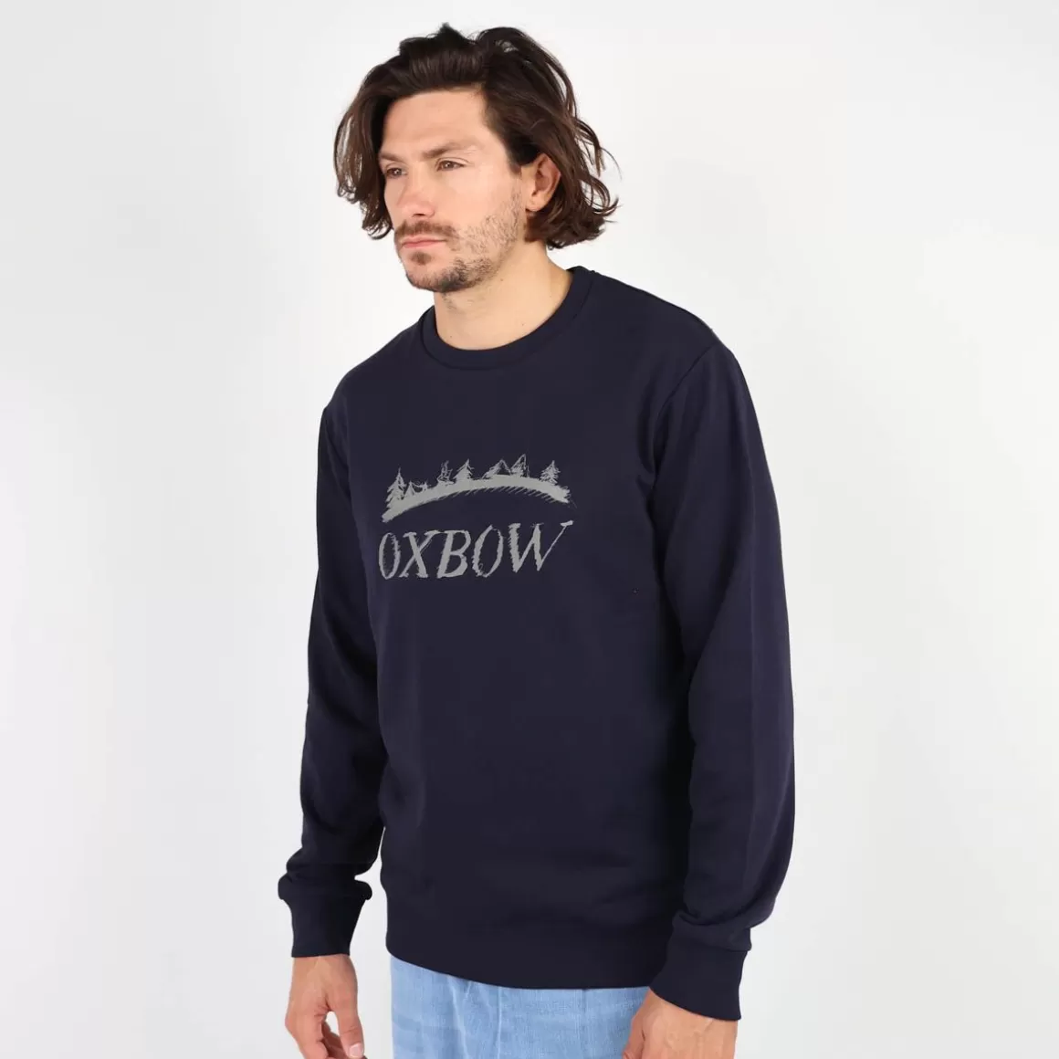 OXBOW Sweatshirt STEGA - Deep Marine Outlet