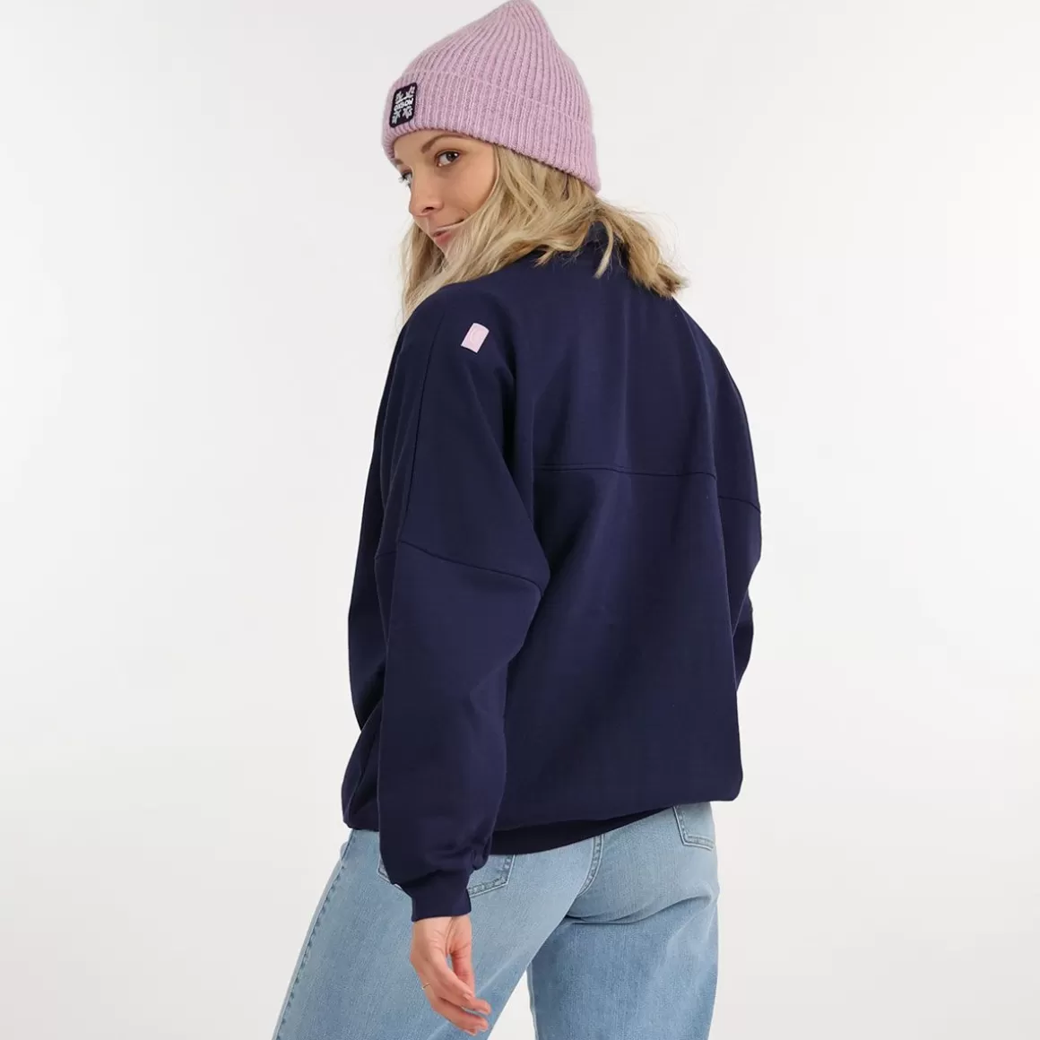 OXBOW Sweatshirt SUSAN - Navy Best Sale