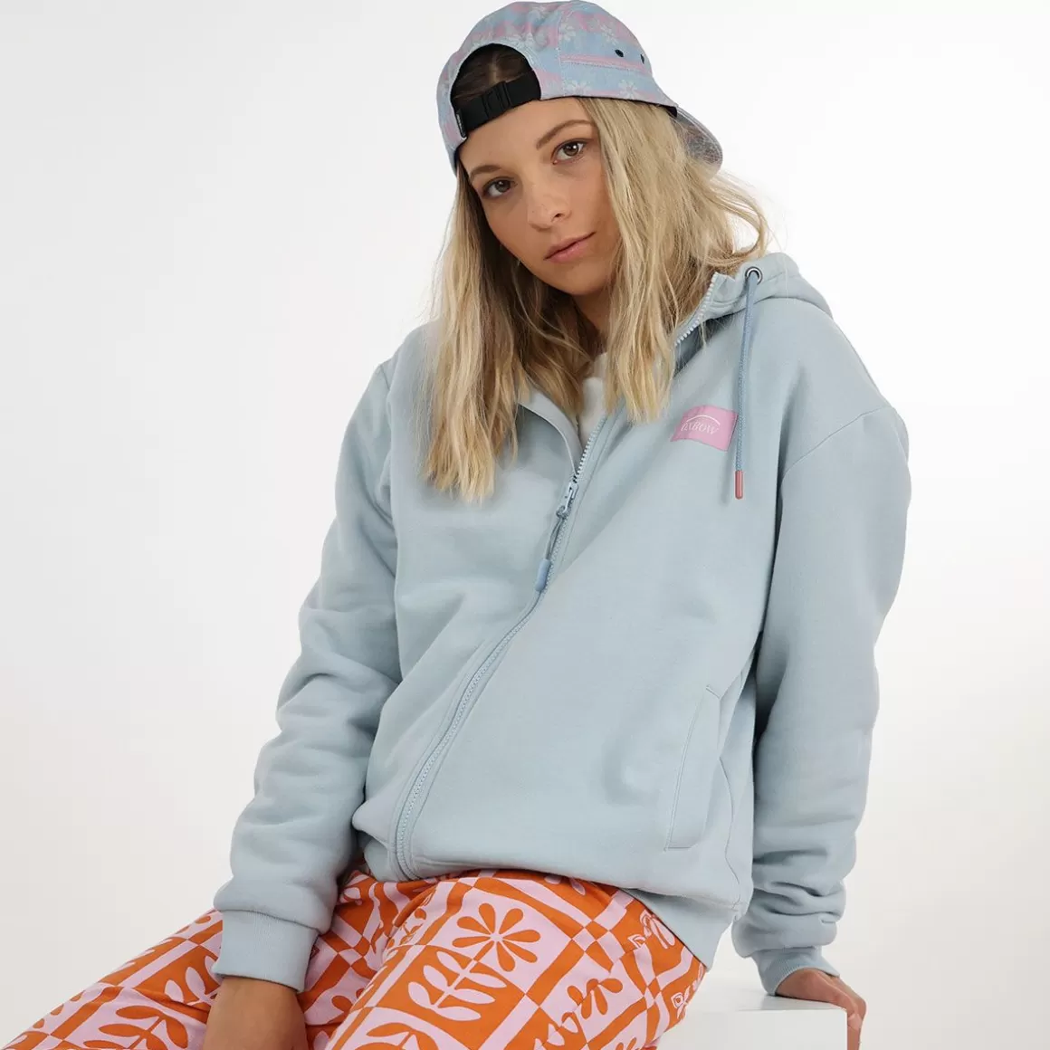 OXBOW Sweatshirt SWIPS - Light Blue Hot