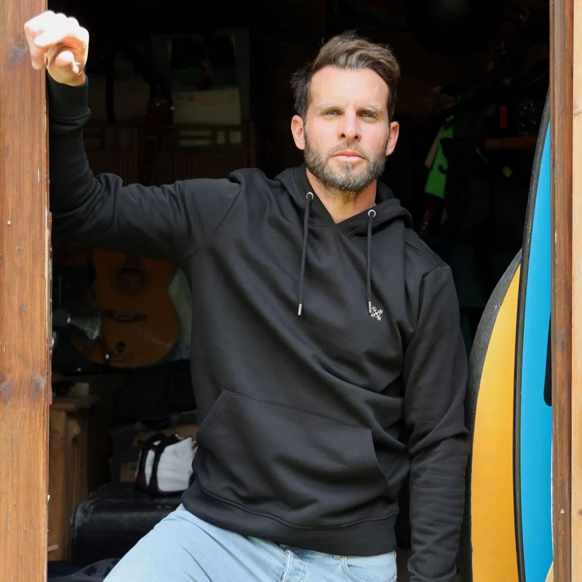 OXBOW Sweatshirt SWOOD - Noir Black Flash Sale