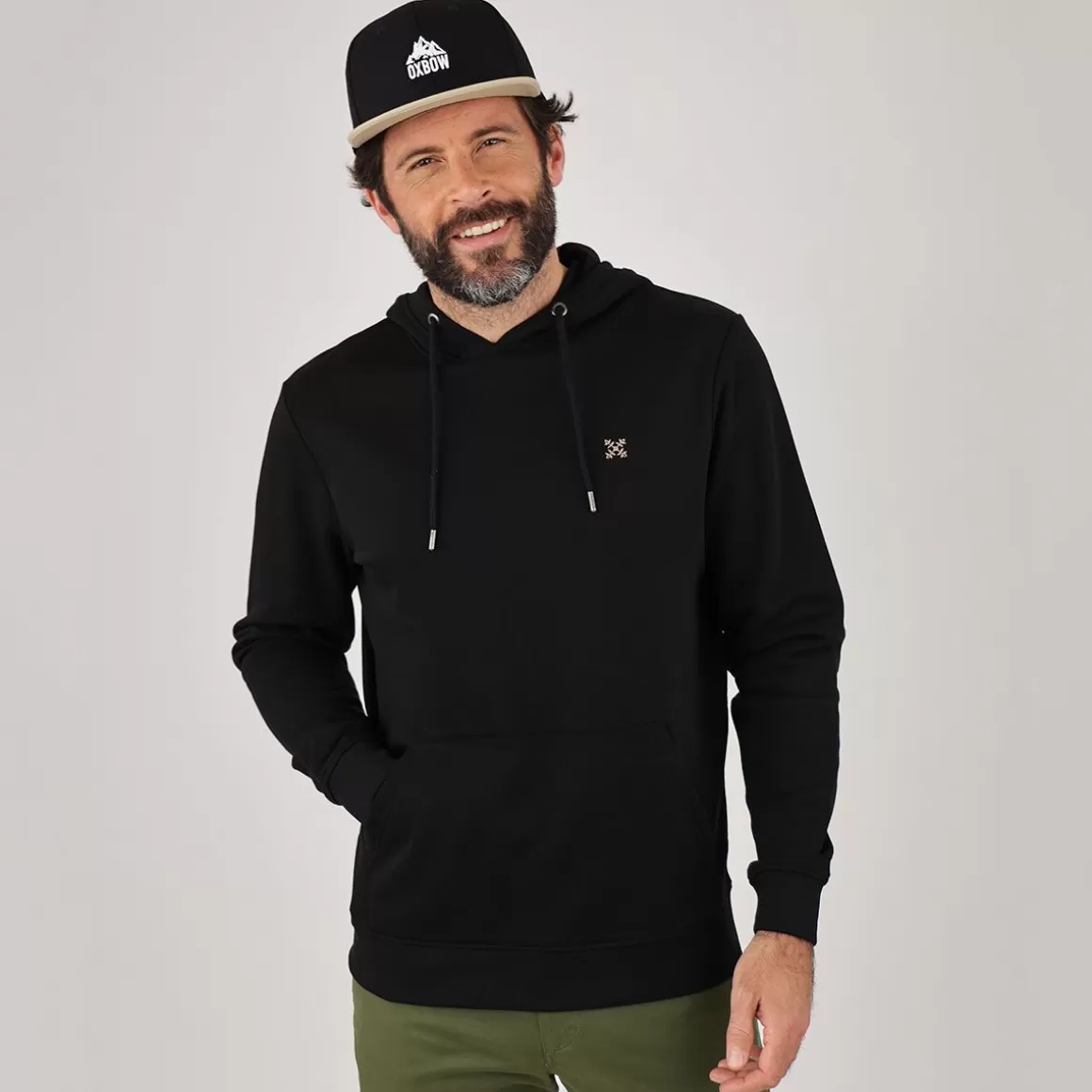 OXBOW Sweatshirt SWOOD - Noir Black Flash Sale