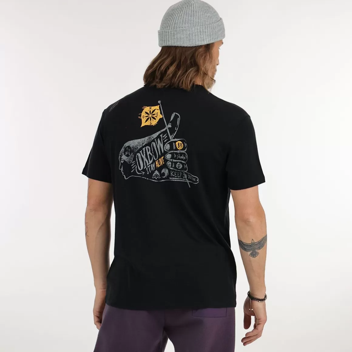 OXBOW Tee-Shirt ARROUY - Noir Black Online