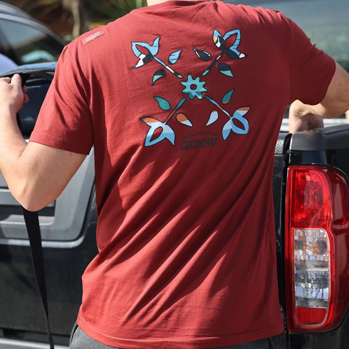 OXBOW Tee-Shirt TAGTAN - Grenat Cheap
