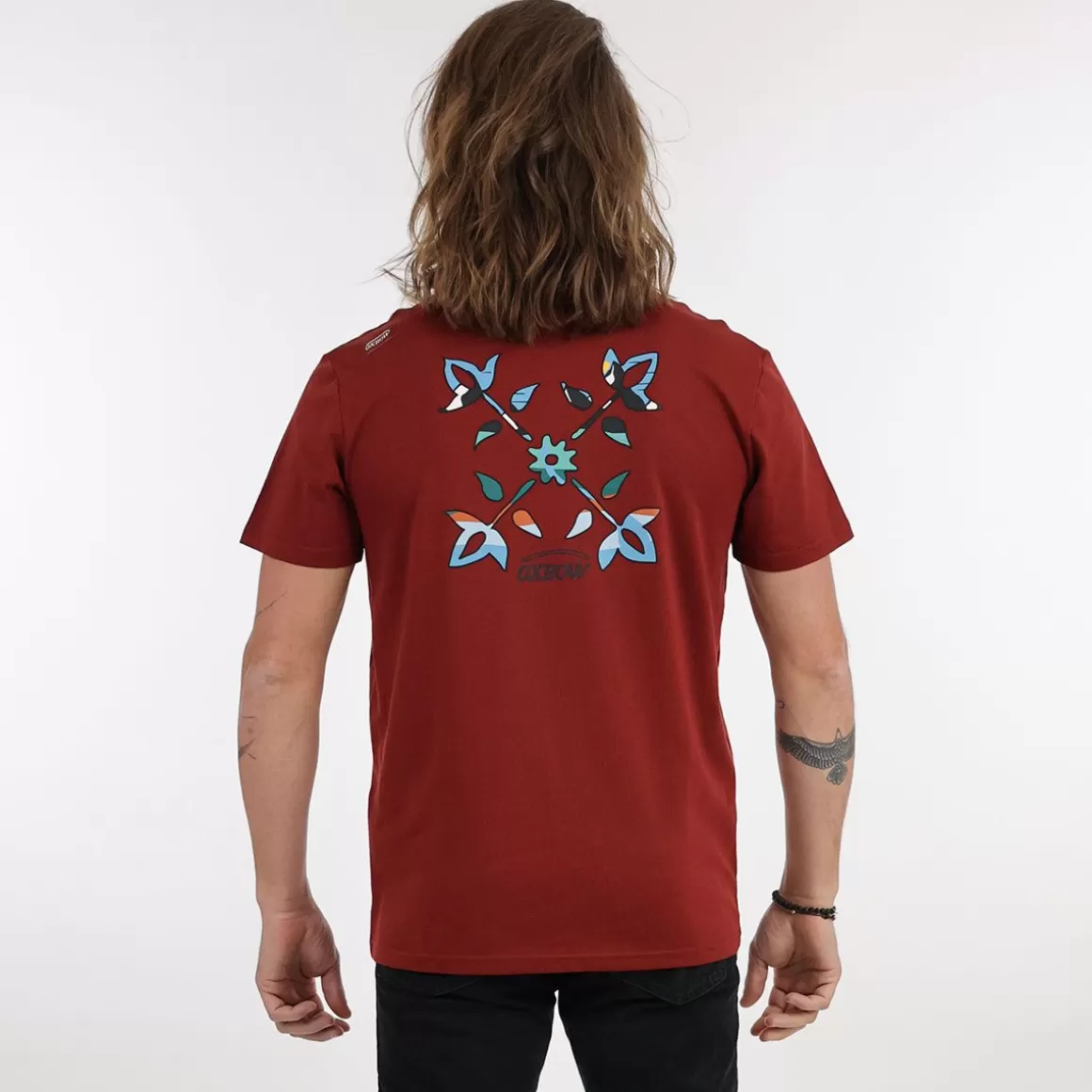 OXBOW Tee-Shirt TAGTAN - Grenat Cheap