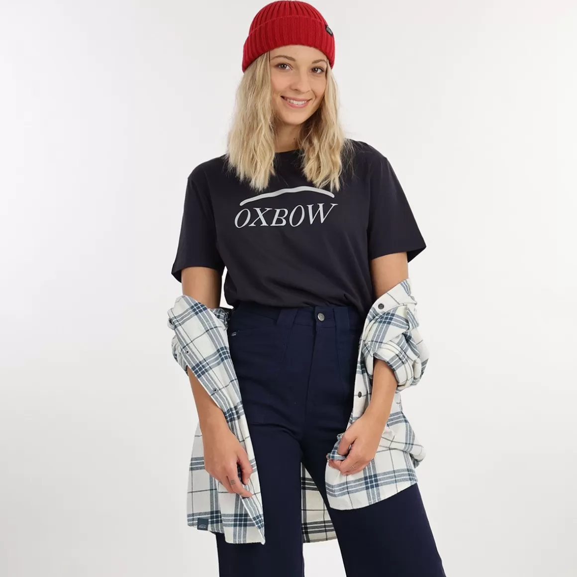 OXBOW Tee-Shirt TALAI - Deep Marine Hot
