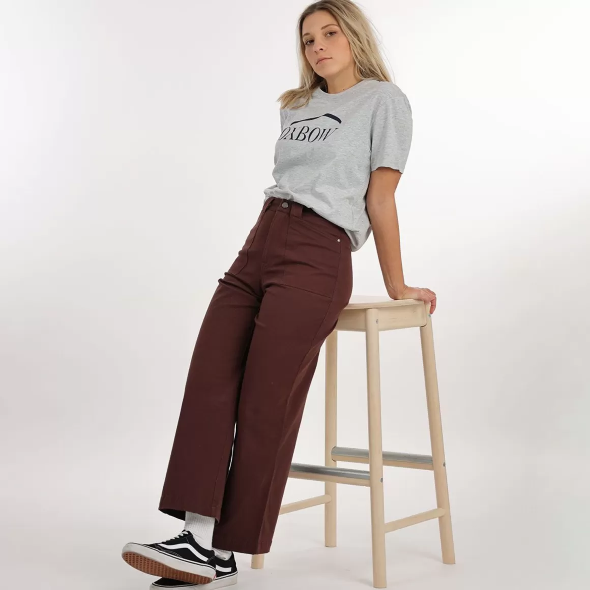 OXBOW Tee-Shirt TALAI - Gris Chiné Heather Grey Discount