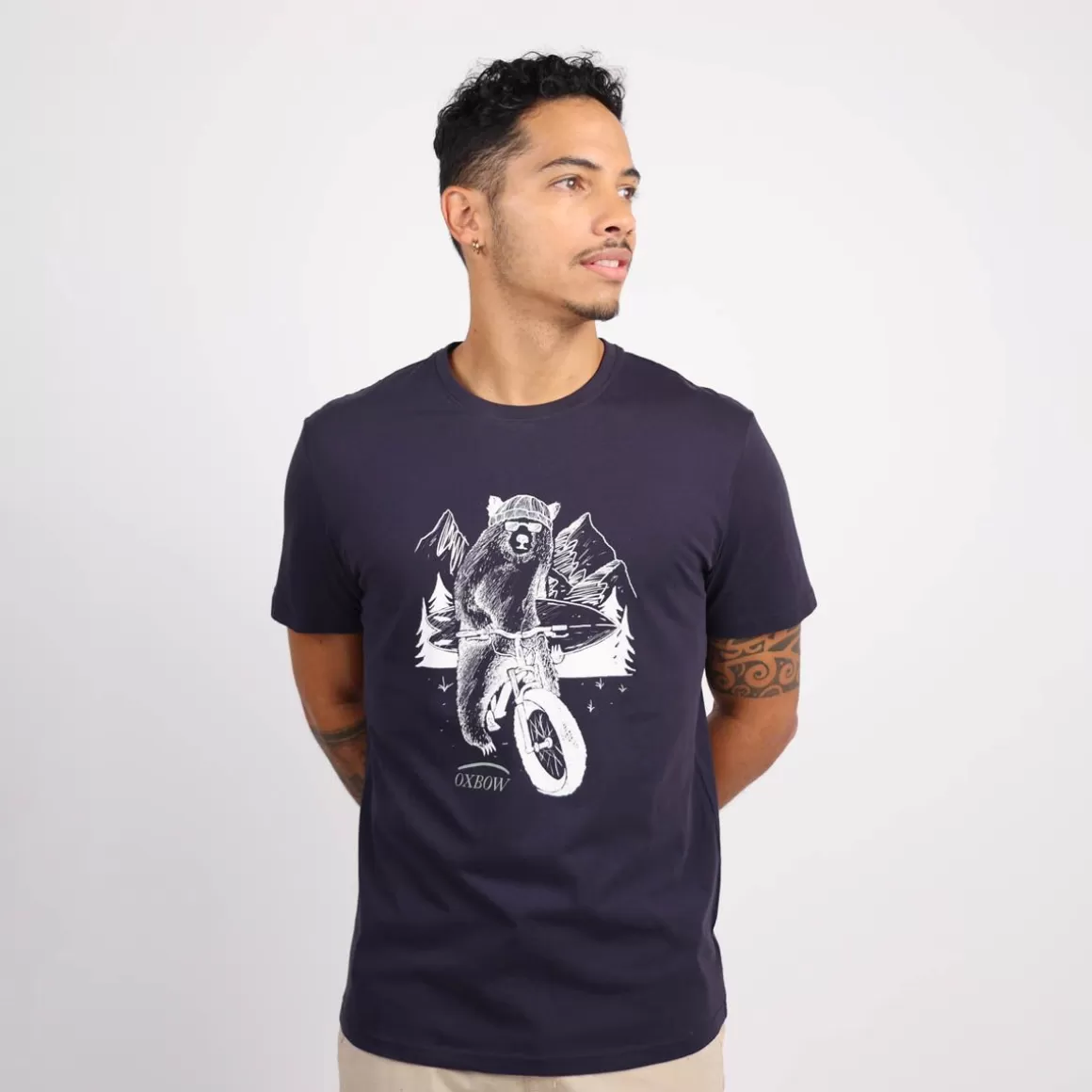 OXBOW Tee-shirt TAUBAL - Deep Marine Best