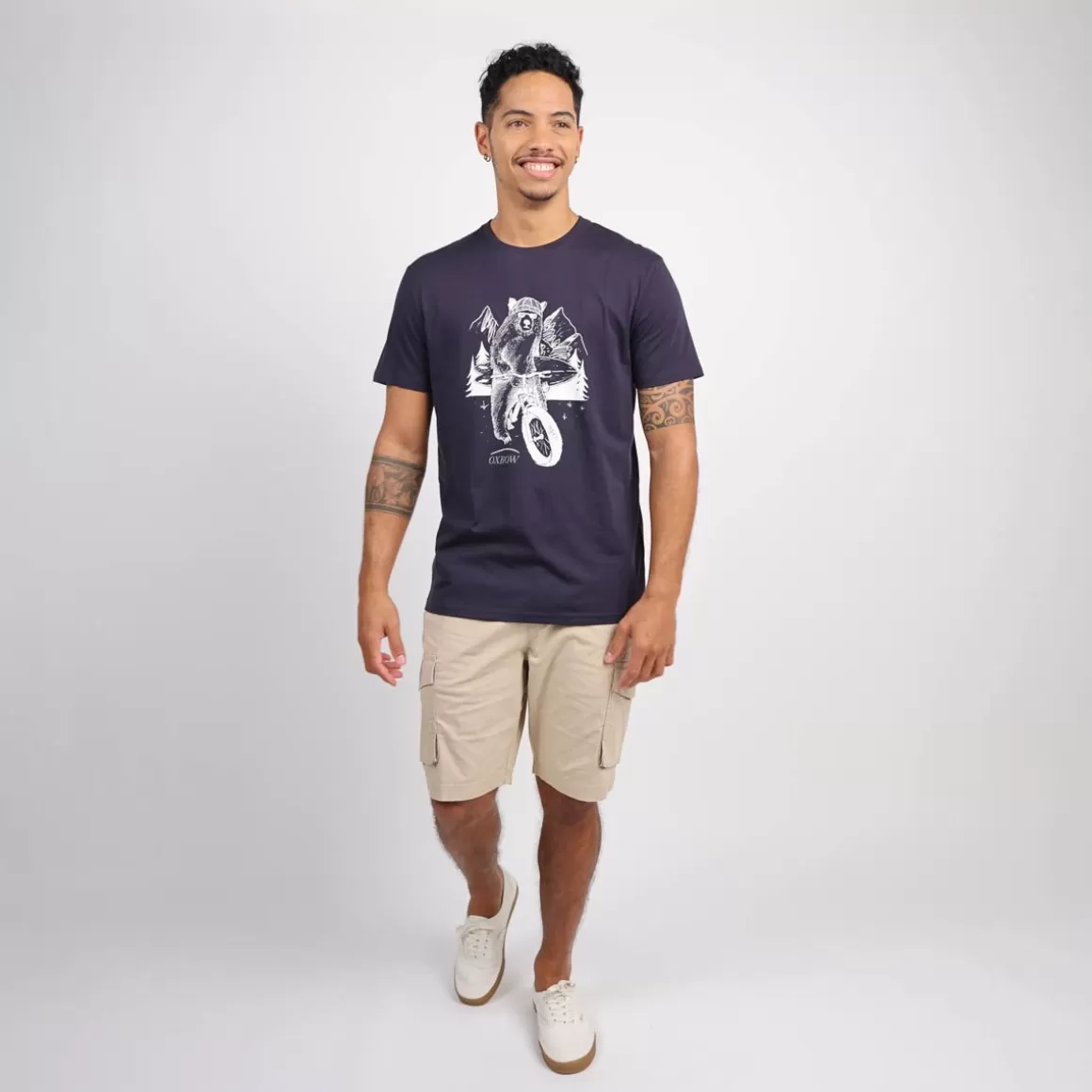 OXBOW Tee-shirt TAUBAL - Deep Marine Best