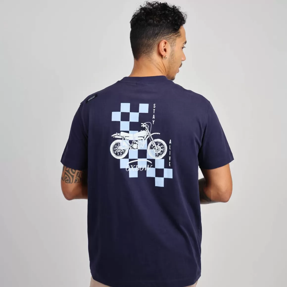 OXBOW Tee-shirt TAUTIRA - Deep Marine Best