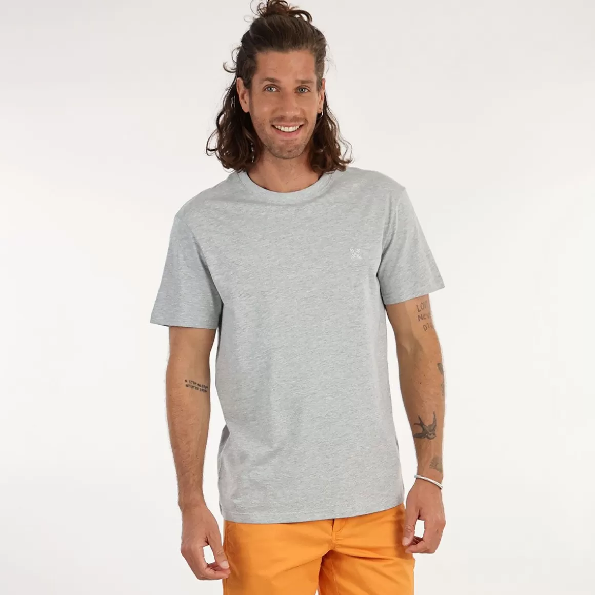OXBOW Tee-Shirt TEBAZ - Heather Grey Best Sale