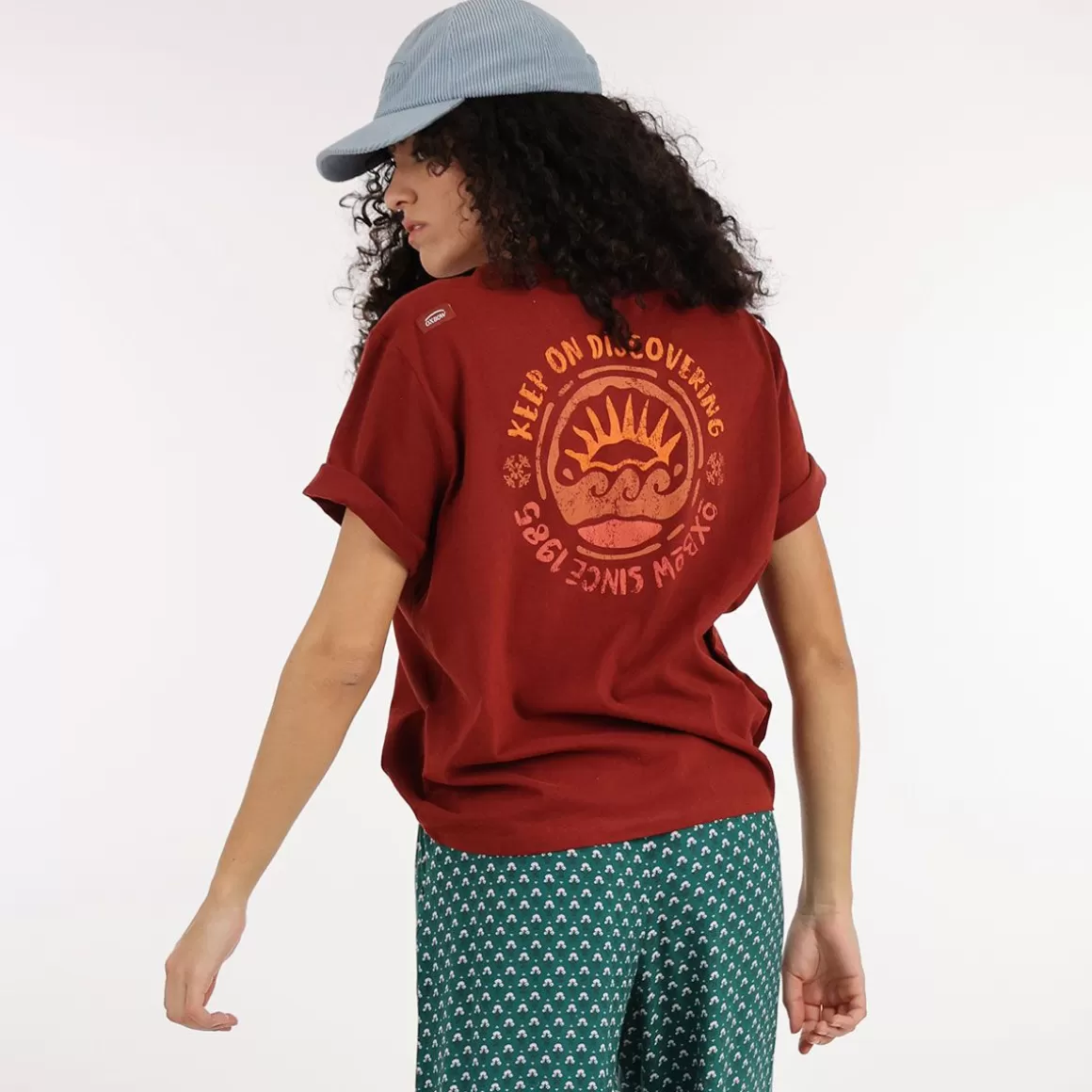 OXBOW Tee-Shirt TED - Grenat Best Sale