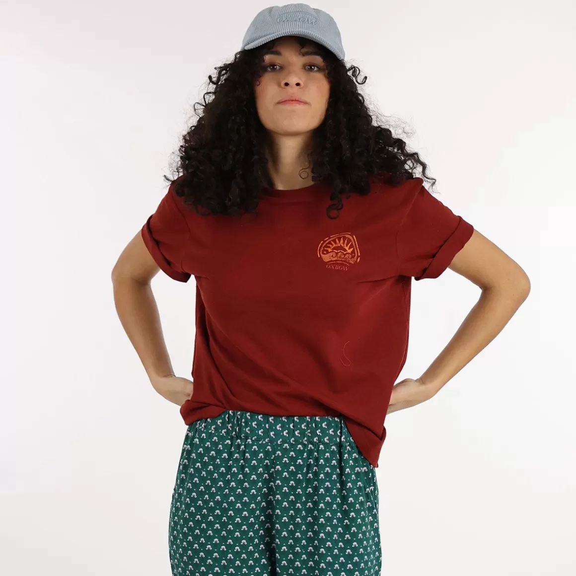 OXBOW Tee-Shirt TED - Grenat Best Sale