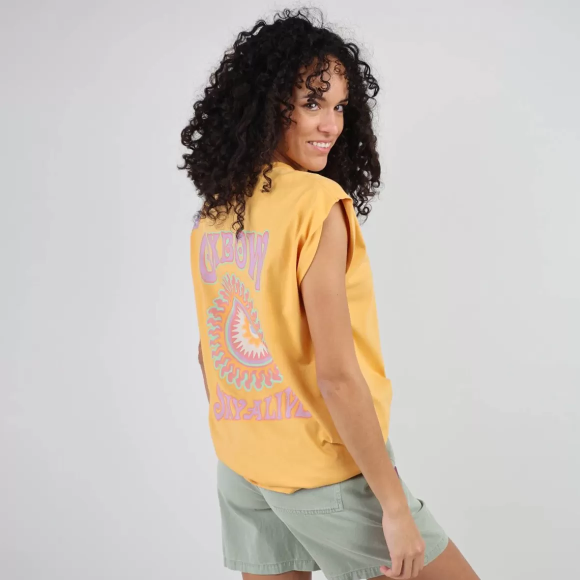 OXBOW Tee-shirt TEEHUPO - Kumquate Discount