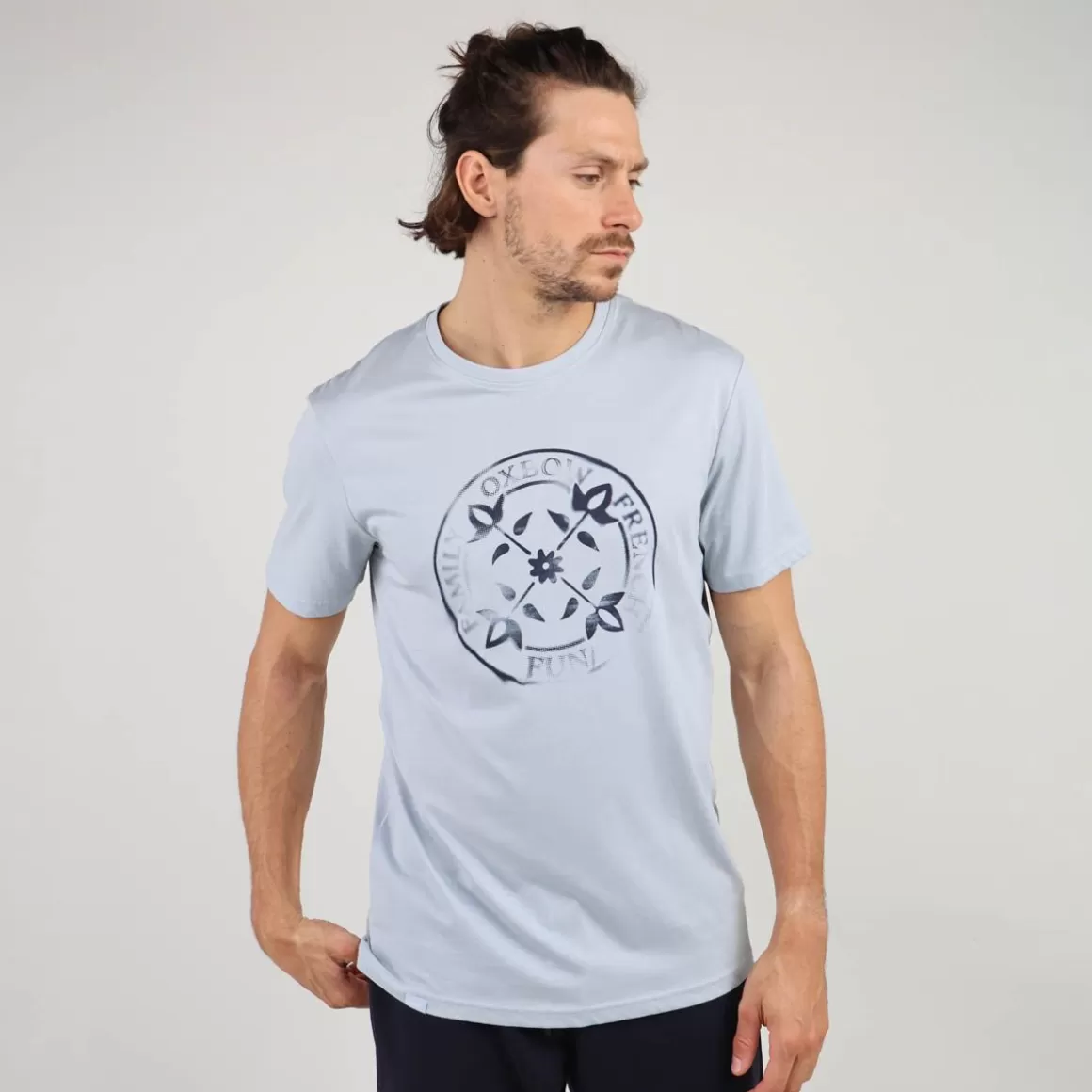 OXBOW Tee-shirt TELLIM - Light Blue Discount
