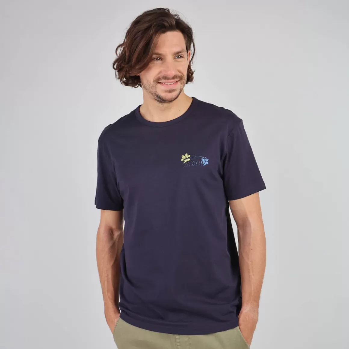 OXBOW Tee-shirt TEREVA - Deep Marine Discount