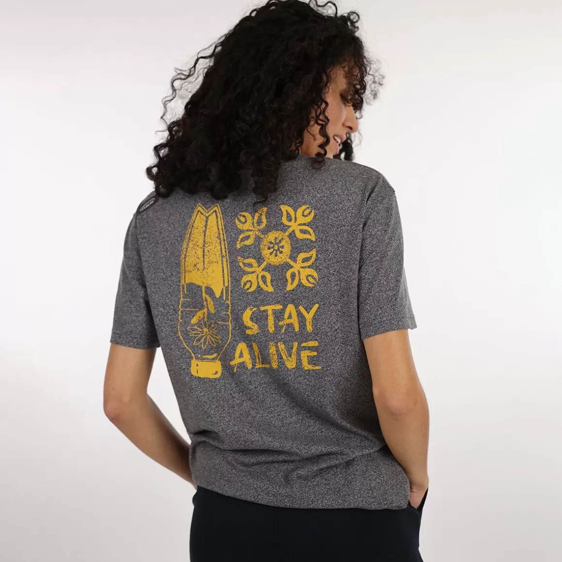 OXBOW Tee-Shirt TEROZ - Anthracite Clearance