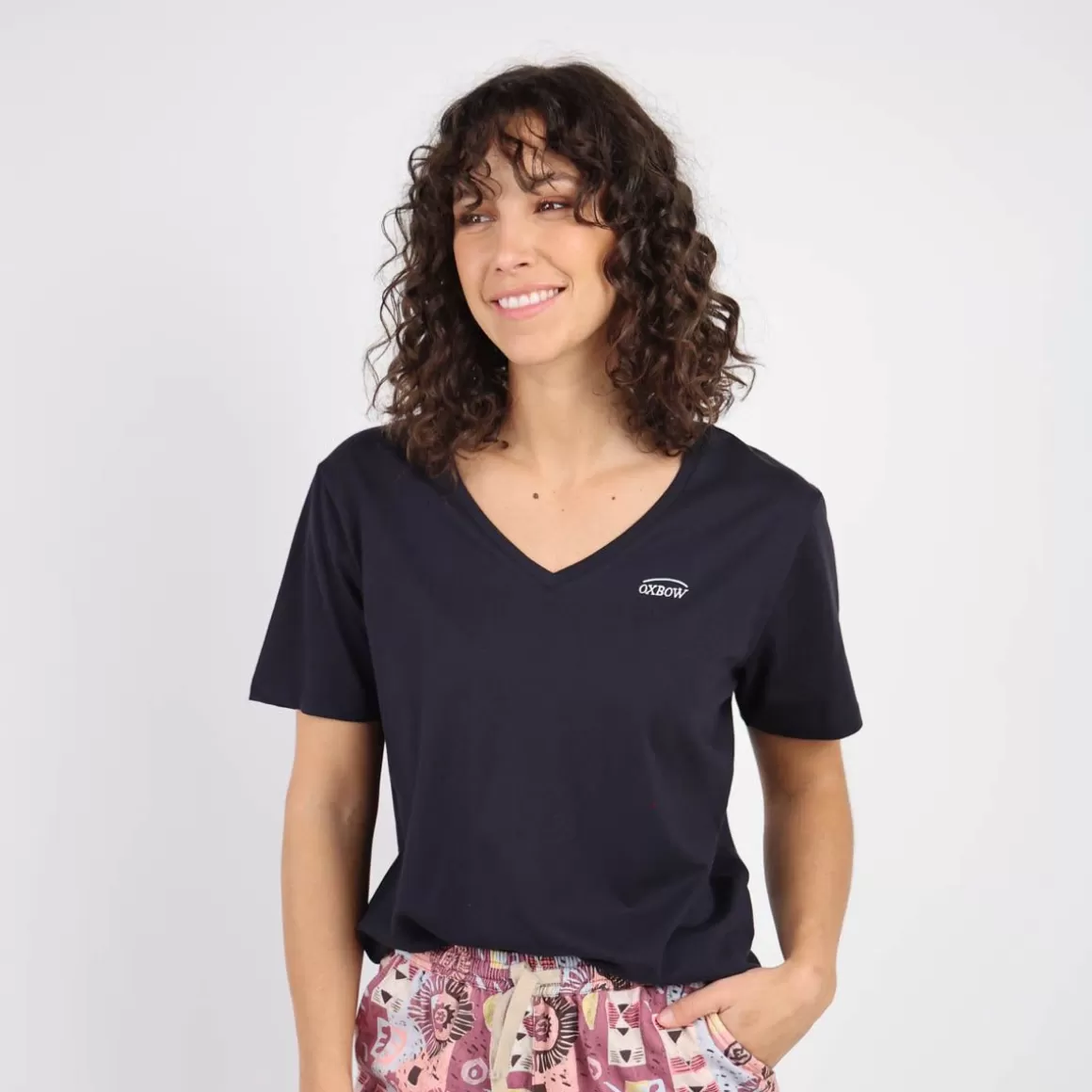 OXBOW Tee-shirt THAMANI - Deep Marine Best