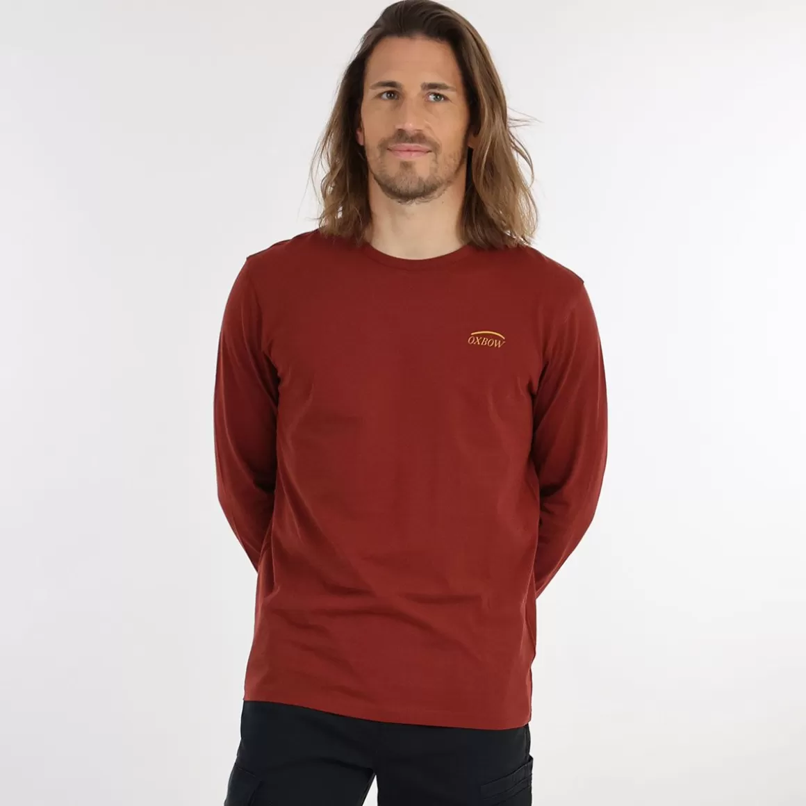 OXBOW Tee-Shirt TIRMOK - Grenat Sale
