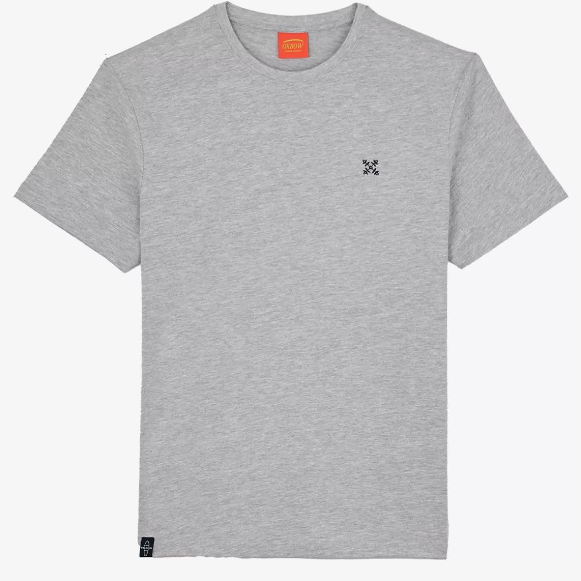OXBOW Tee-Shirt TORNAT - Gris Chiné Heather Grey Online