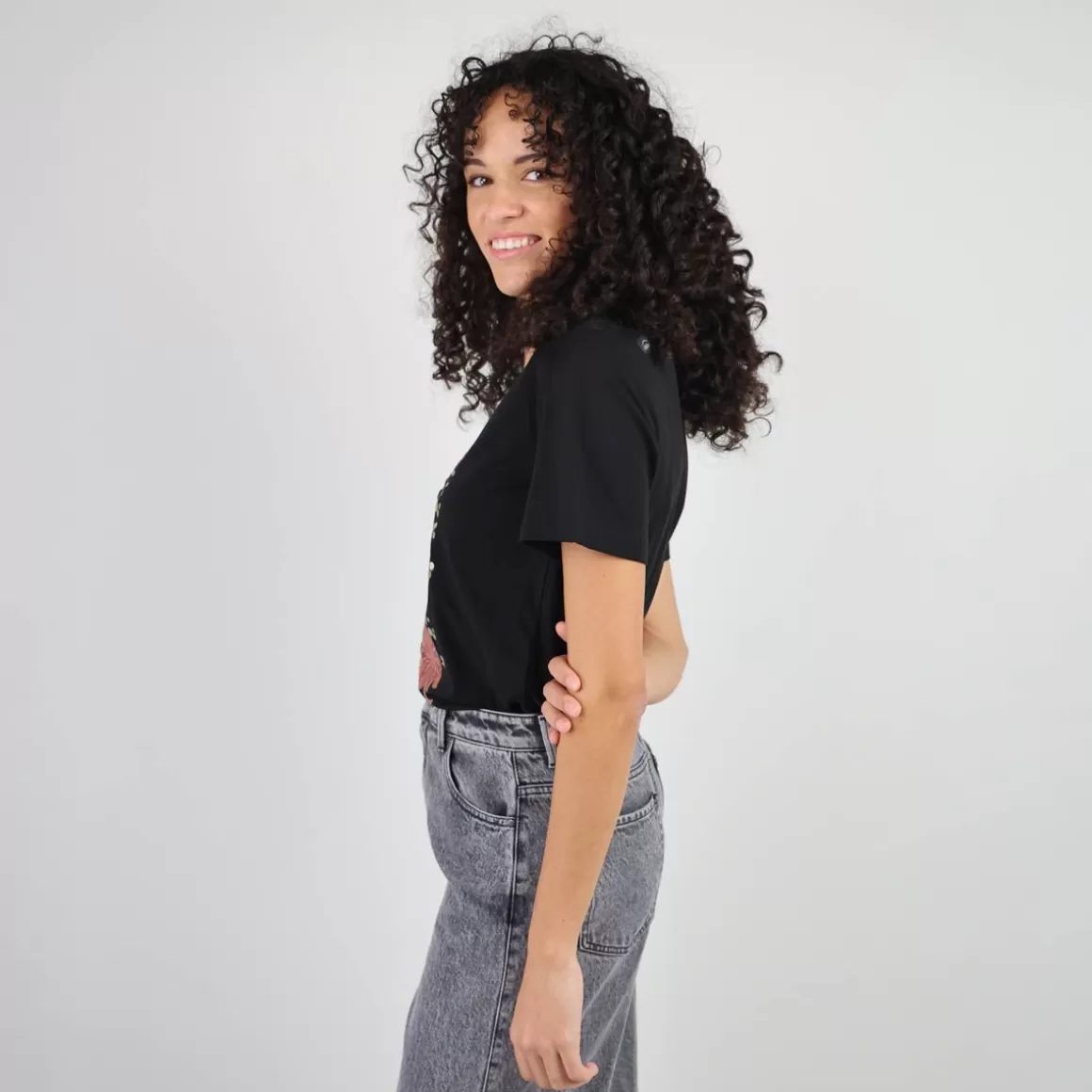 OXBOW Tee-shirt TRIUMPH - Noir Black Discount