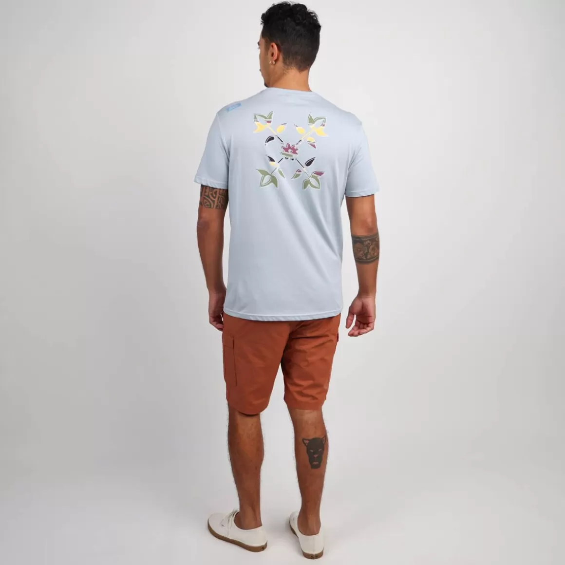 OXBOW Tee-shirt TUMURAI - Light Blue Sale