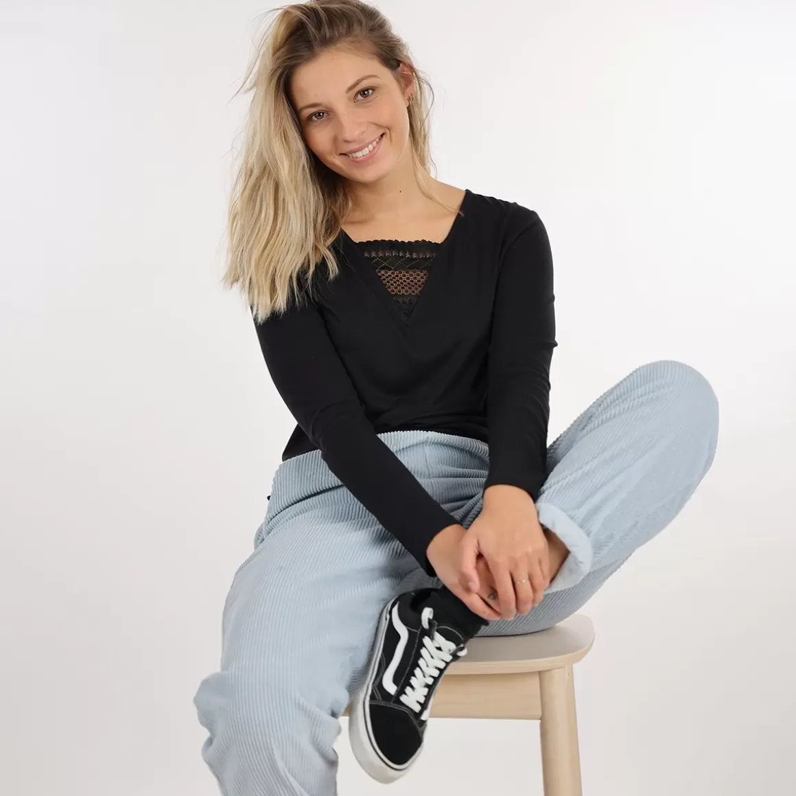 OXBOW Top TIALONG - Noir Black Fashion